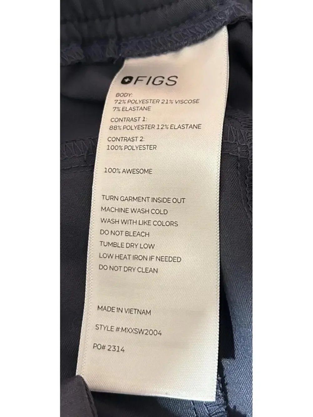Figs Tansen Jogger Scrub Pants Mens Medium Technical Night Sky PO 2314